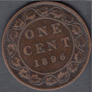 1896 - F/VF - Canada Large Cent