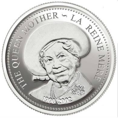 2002 - Canada - La Reine mere - Dollar en argent sterling proof *** PICE SEULEMENT ***