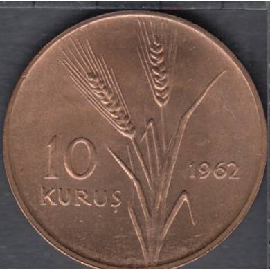 1962 - 10 Kurus - B. Unc - Turquie
