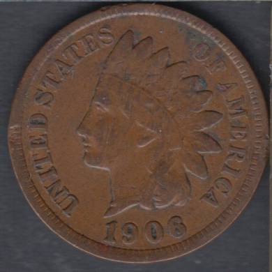 1906 - Fine - Indian Head Small Cent