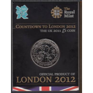 2011 - 5 Pounds - B. Unc - Countdown to London 2012 - Grande Bretagne
