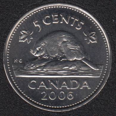 2006 P - B.Unc - Canada 5 Cents