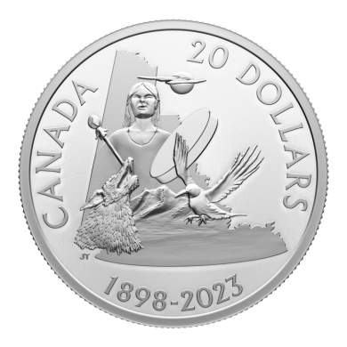 2023 - $20 - Pice en argent fin  125&#7497; anniversaire du Yukon