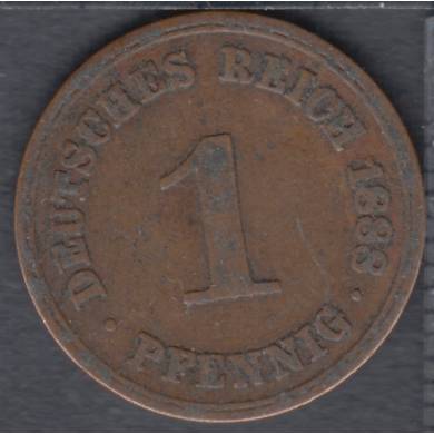 1888 A - 1 Pfennig - Germany