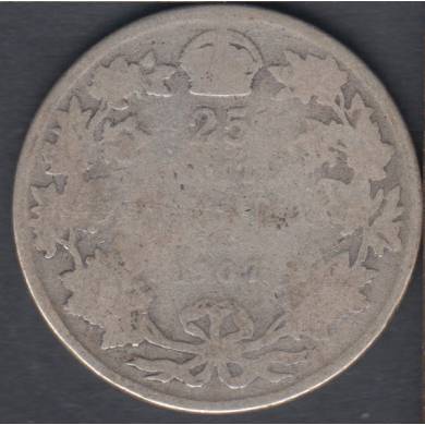 1907 - Good - Canada 25 Cents