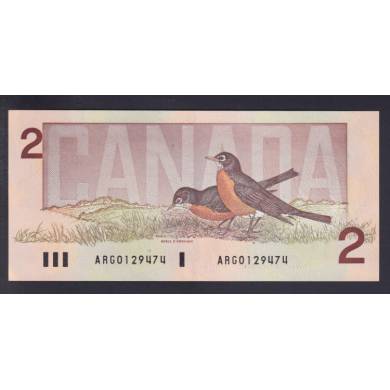 1986 $2 Dollars - AU - Crow Bouey - Prfixe ARG