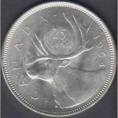 1964 - B.Unc - Canada 25 Cents