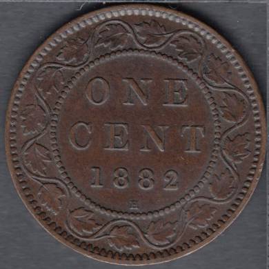 1882 H - Fine - Canada Large Cent