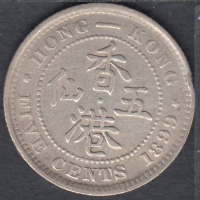 1899 - 5 Cents - Hong Kong