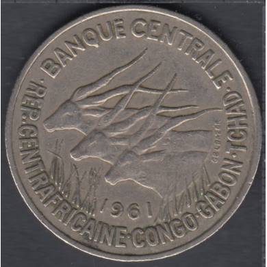1961 - 50 Francs - tats d'Afrique quatoriale
