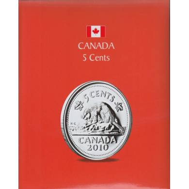 KASKADE Canadian Coin Albums - 5 Cents