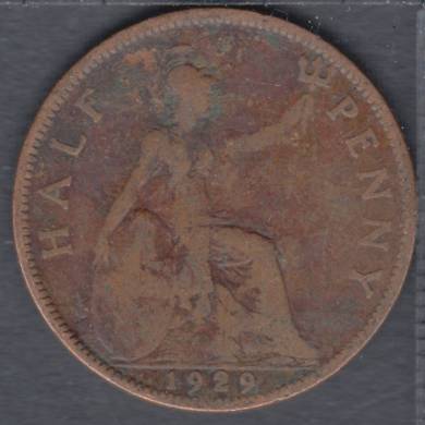 1929 - Half Penny - Great Britain