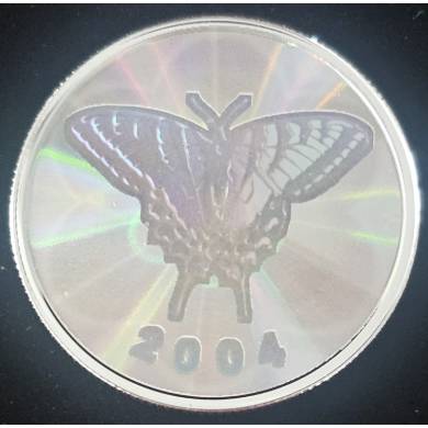 2004 - Proof - Papillon Tigr du Canada - Argent Sterling - Canada 50 Cents