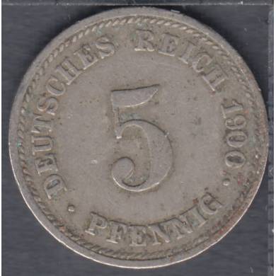 1900 D - 5 Pfennig - Allemagne