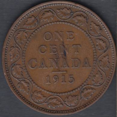 1915 - Fine - Canada Large Cent