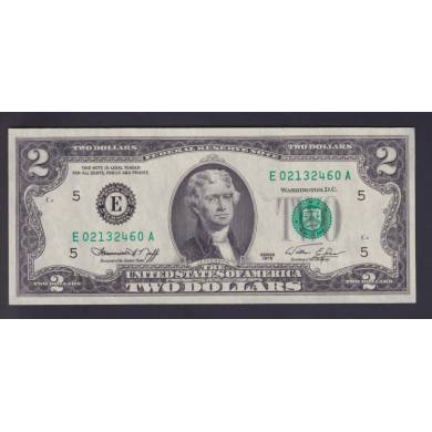 1976 - UNC - Richmond - $2 Dollars - U.S.