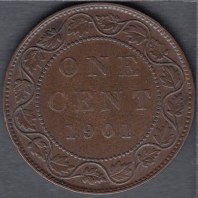 1901 - VF - Canada Large Cent