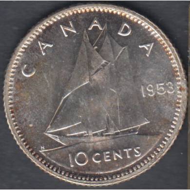 1953 - NSF - B.Unc - Canada 10 Cents