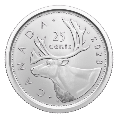 2023 - B.Unc - Canada 25 Cents