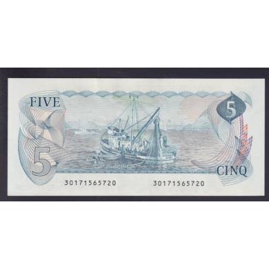 1979 $5 Dollars - AU/UNC - Lawson Bouey - Srie #301