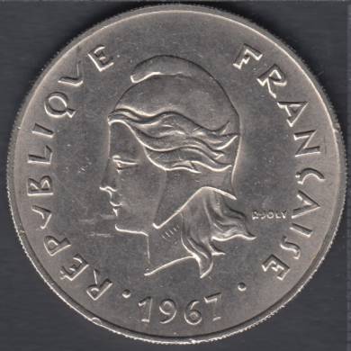 1967 - 50 Francs - Polynsie Francaise - France