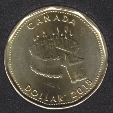 2018 - B.Unc - Anniversaire - Canada Dollar