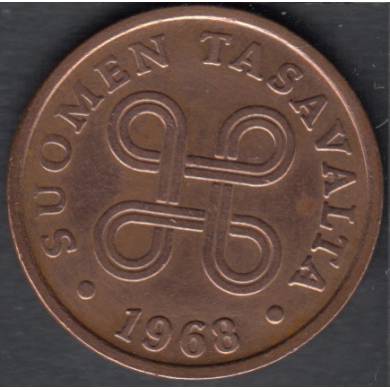 1968 - 5 Pennia - Finland