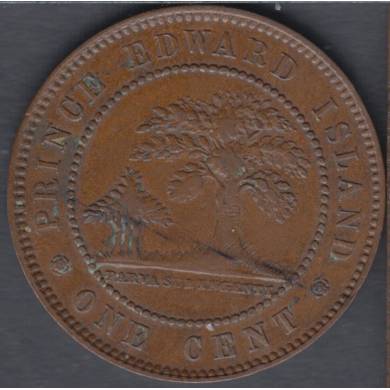 1871 - EF - 1 Cent - Ile du Prince Edouard