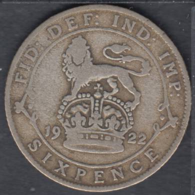 1922 - 6 Pence - Great Britain