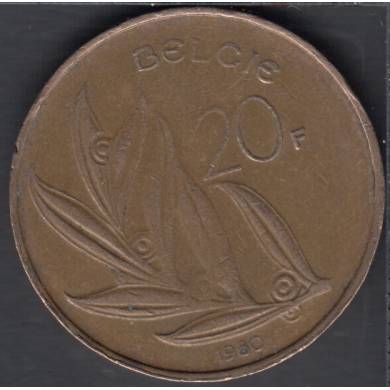 1980 - 20 Francs - (Belgie) - Belgique