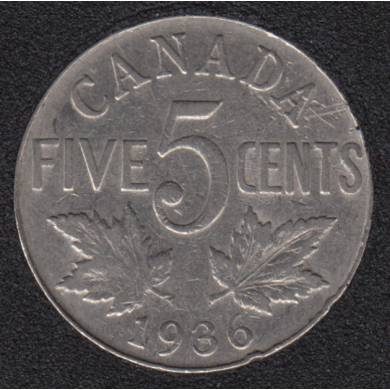 1936 - Canada 5 Cents