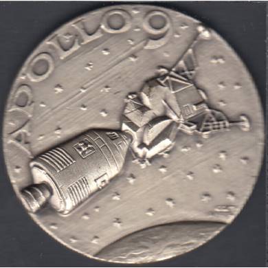 1969 - Apollo 9 - Lunar Module - J. McDivit - D. Scott - R. Schweuckart - March 3-13 1969 - Médaille