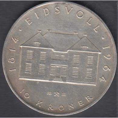 1964 -10 Kroner - Norway