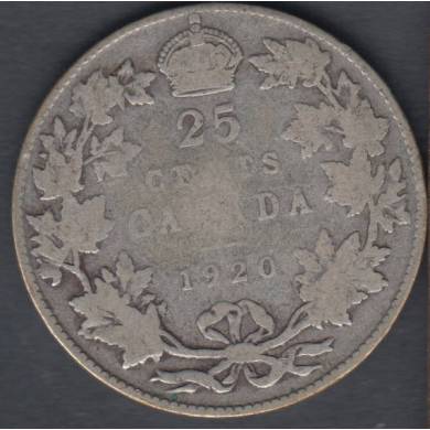 1920 - VG - Canada 25 Cents