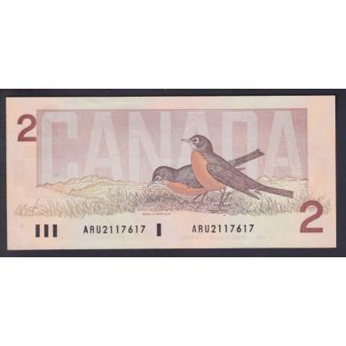 1986 $2 Dollars - UNC - Crow Bouey - Prefix ARU