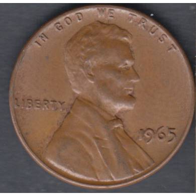1965 - AU - UNC - Lincoln Small Cent
