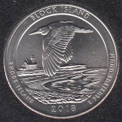 2018 P - Block Island - 25 Cents