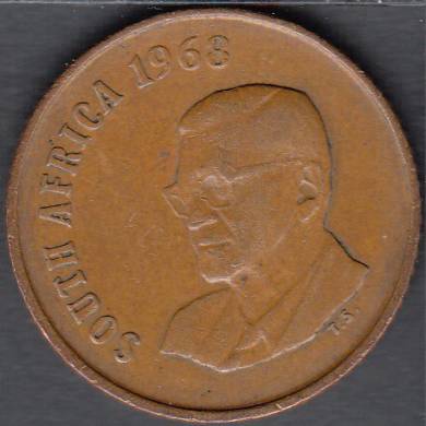 1968 - 1 Cent - Afrique du Sud