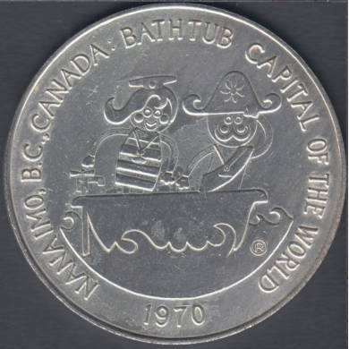 1970 - Nanaimo B.C. Canada Bathub Capital - Good for one Dollar $1