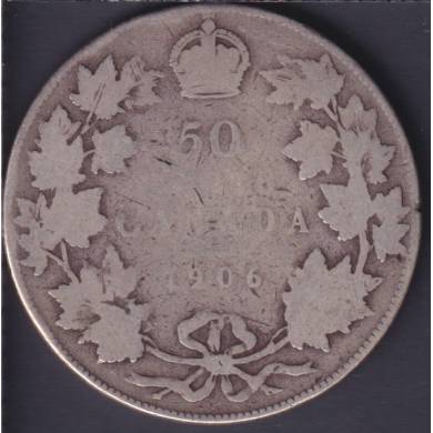 1906 - Good - Canada 50 Cents