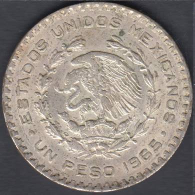1965 Mo - 1 Peso - Mexico