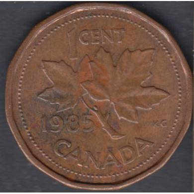 1985 - AU - Pointed '5' - Canada Cent