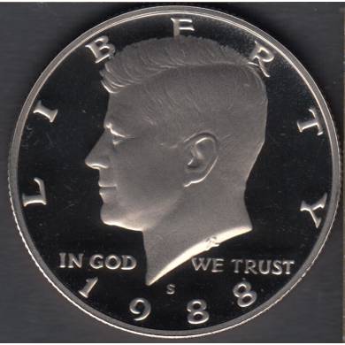 1988 S - Proof - Kennedy - 50 Cents