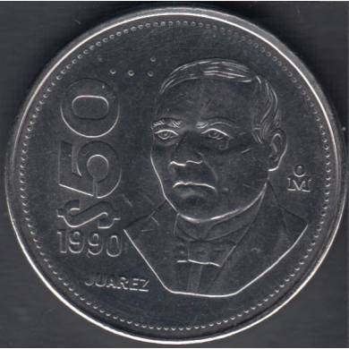 1990 Mo - 50 Pesos - Mexico