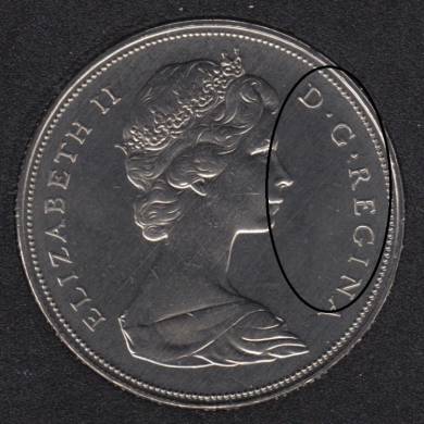 1968 - Proof Like - Double 'D G REG' - Nickel - Canada Dollar