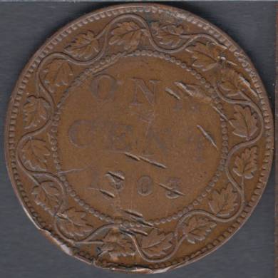 1903 - Damaged - Canada Large Cent
