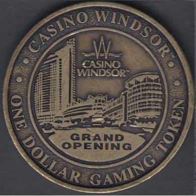 1995 - Windsor Casino - One Dollar Gaming Token - $1