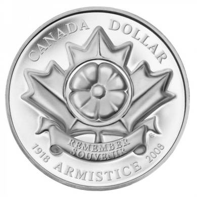 2008 - Limited Edition Sterling Silver Dollar - Poppy - $1