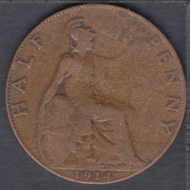 1914 - Half Penny - Great Britain