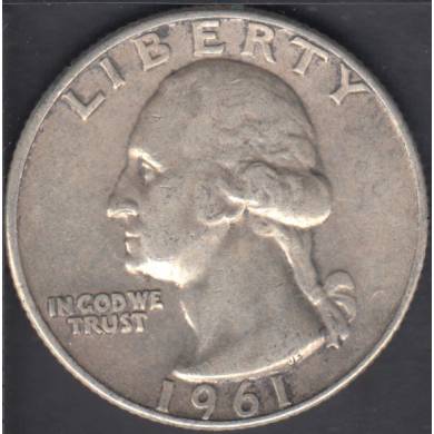 1961 D - Washington - 25 Cents